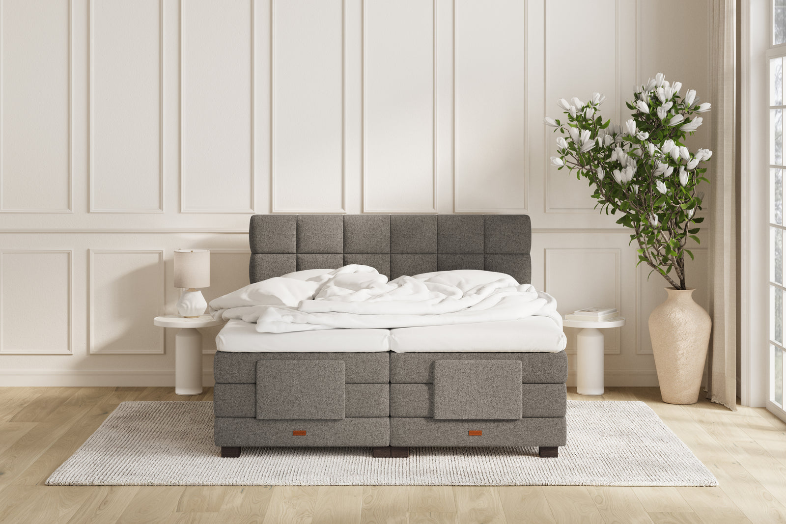 SÖVNN Osva Elevationsseng - 90x200 - Grå