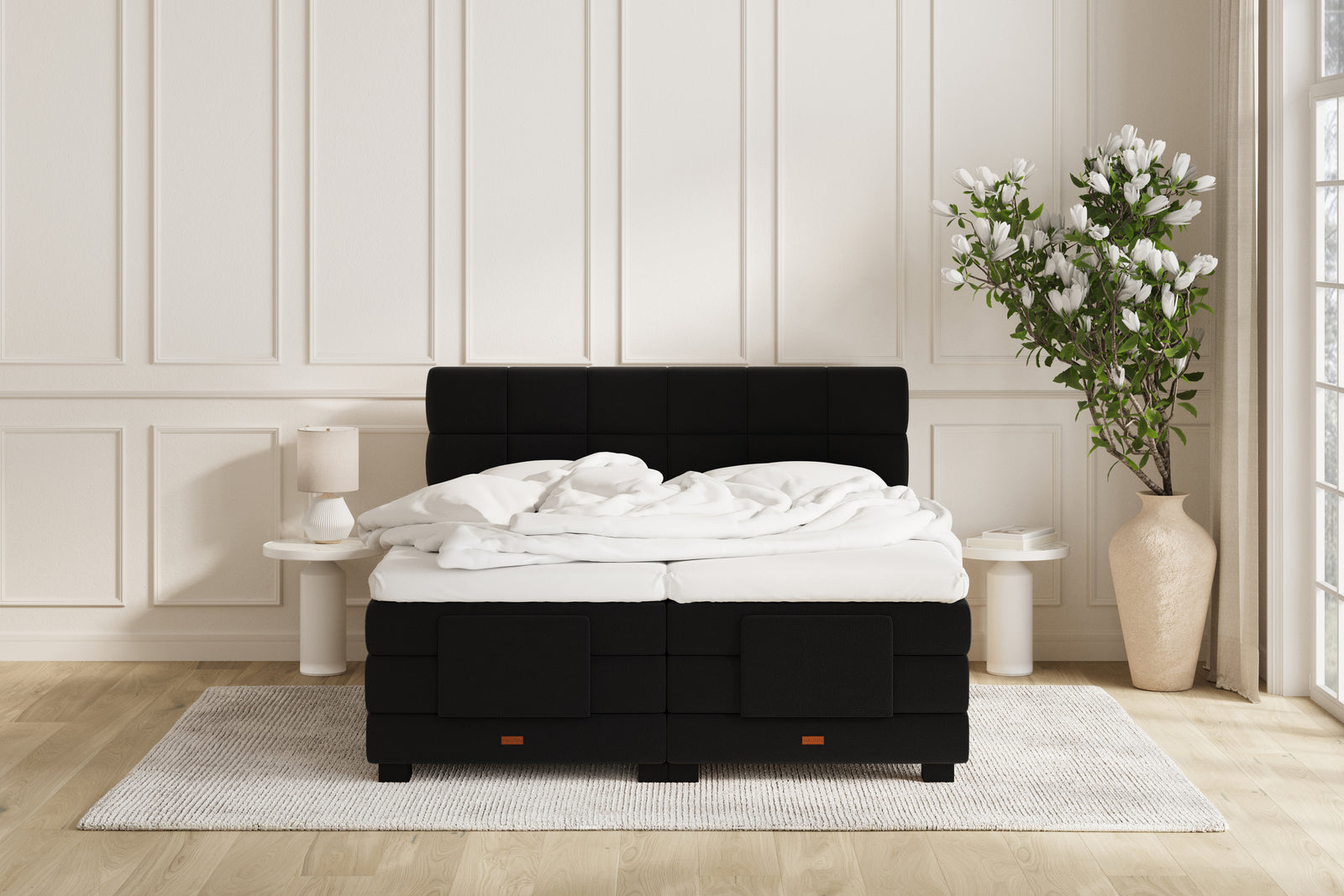 SÖVNN Osva Elevationsseng - 140x200 - Sort