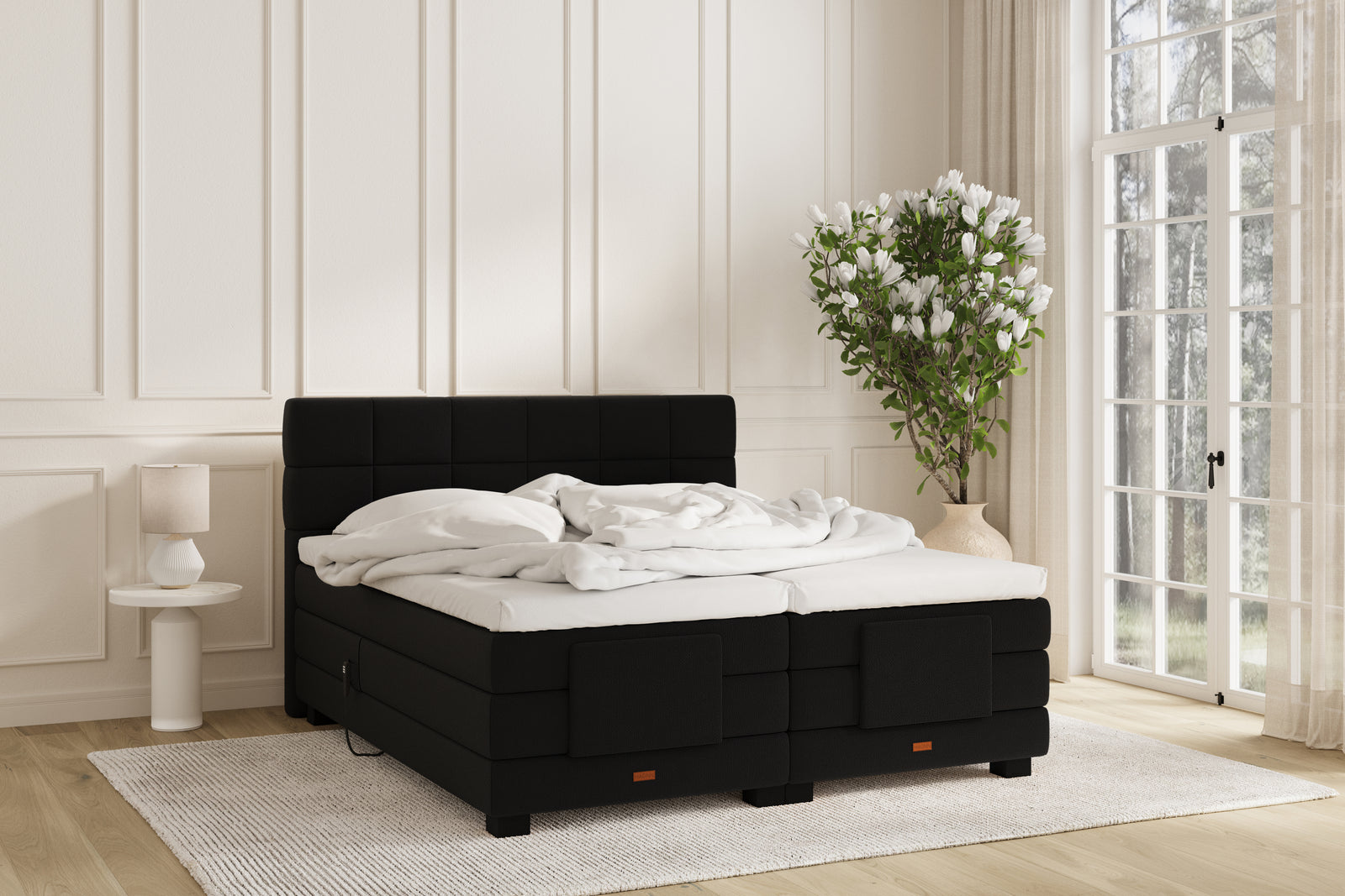 SÖVNN Osva Elevationsseng - 140x200 - Sort