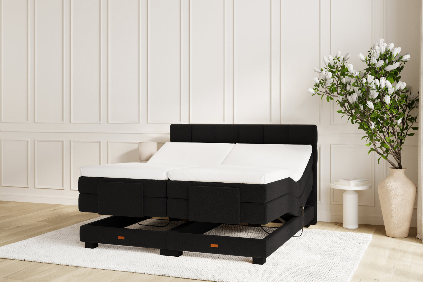 SÖVNN Osva Elevationsseng - 140x200 - Sort
