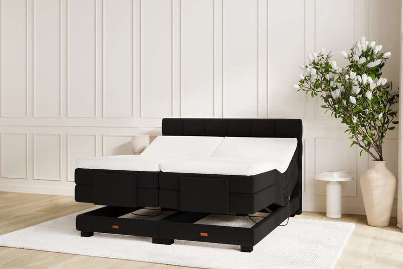 SÖVNN Osva Elevationsseng - 180x200 - Sort