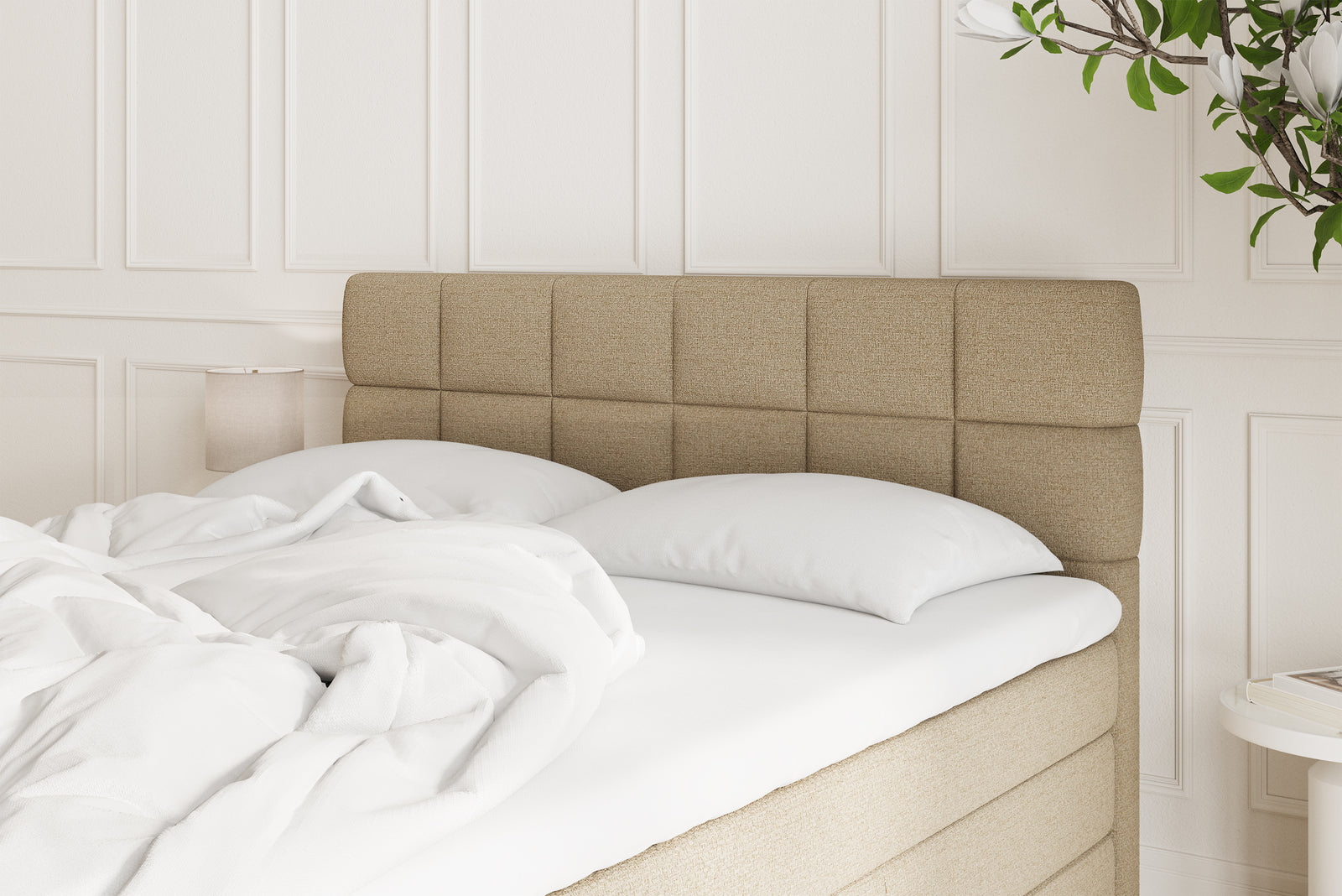 SÖVNN Osva Elevationsseng - 160x200 - Sand