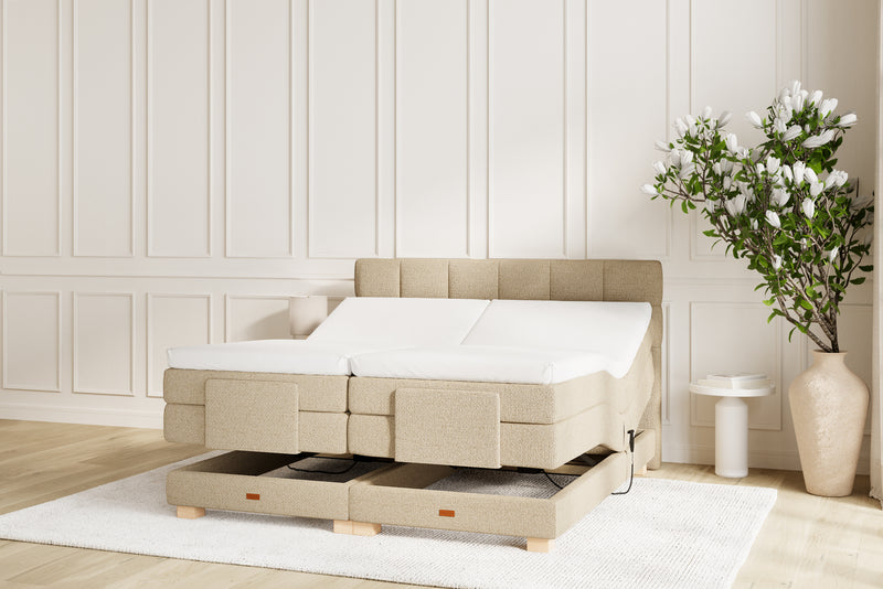 SÖVNN Osva Elevationsseng - 180x200 - Sand