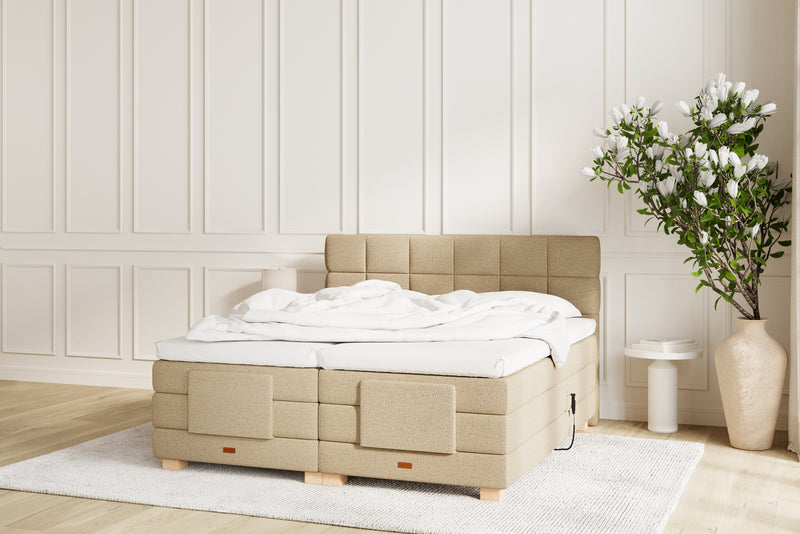 SÖVNN Osva Elevationsseng - 90x200 - Sand