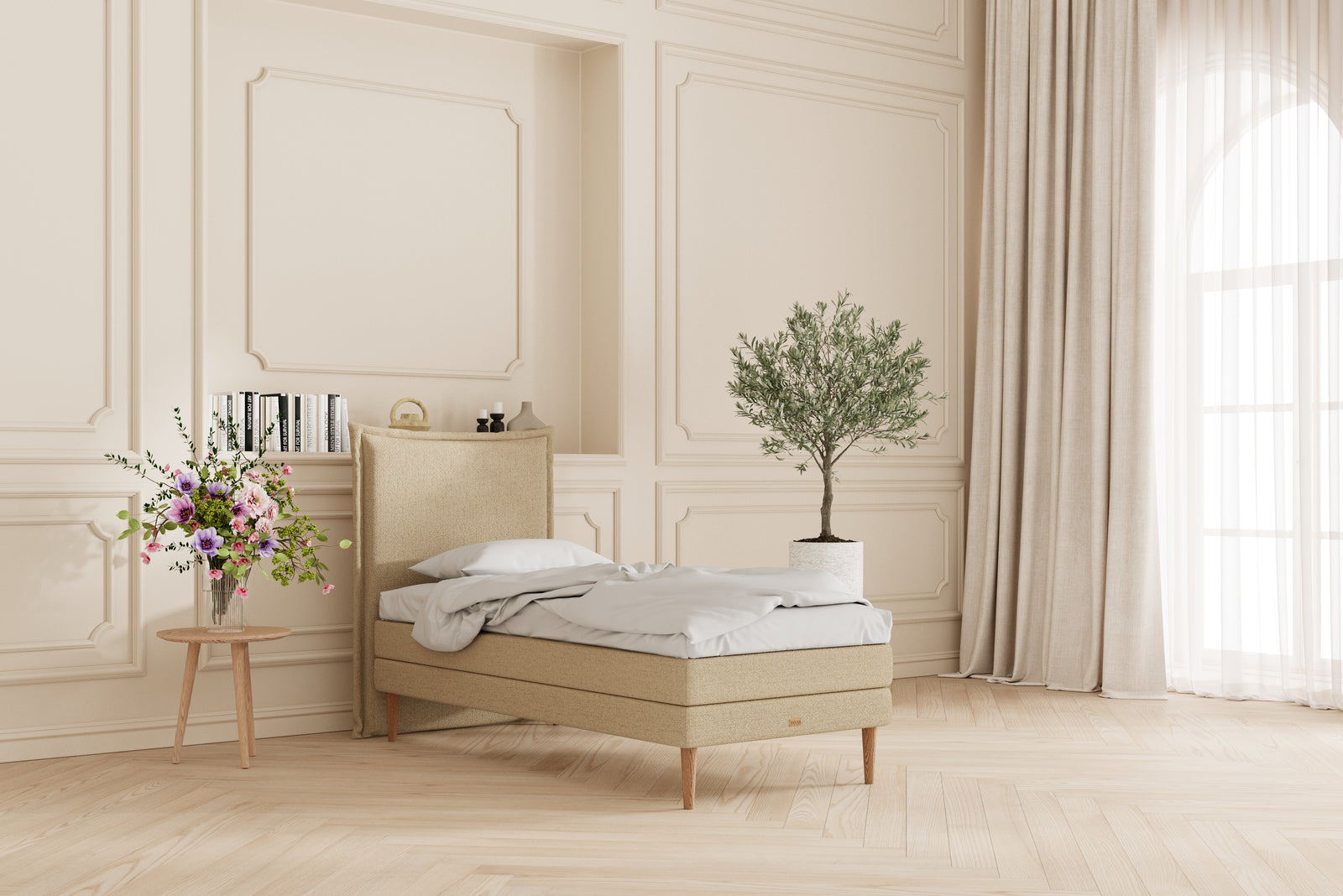 SÖVNN Prestige Kontinentalseng - 90x200 - Sand
