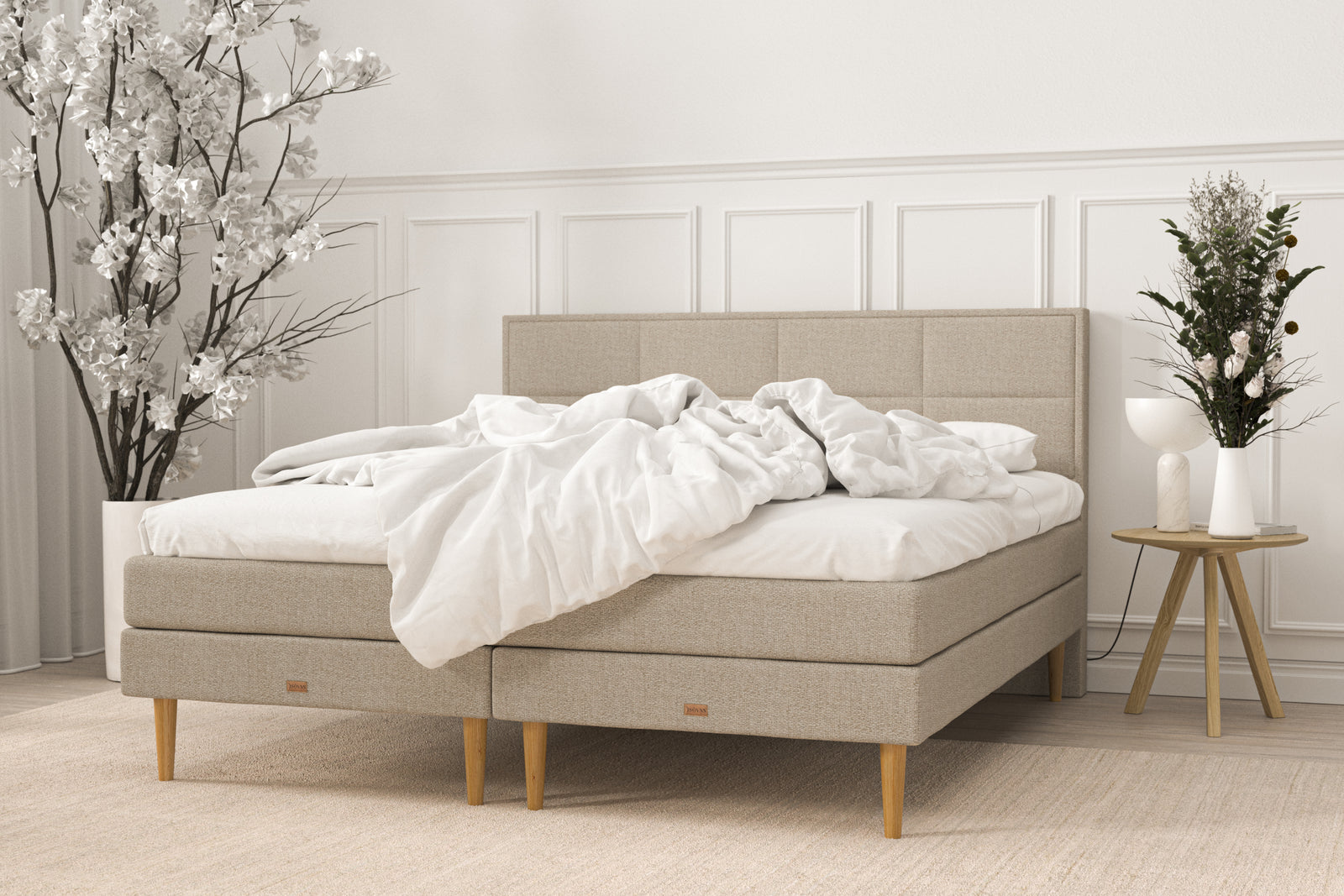 SÖVNN Luna Kontinentalseng - 180x200 - Sand