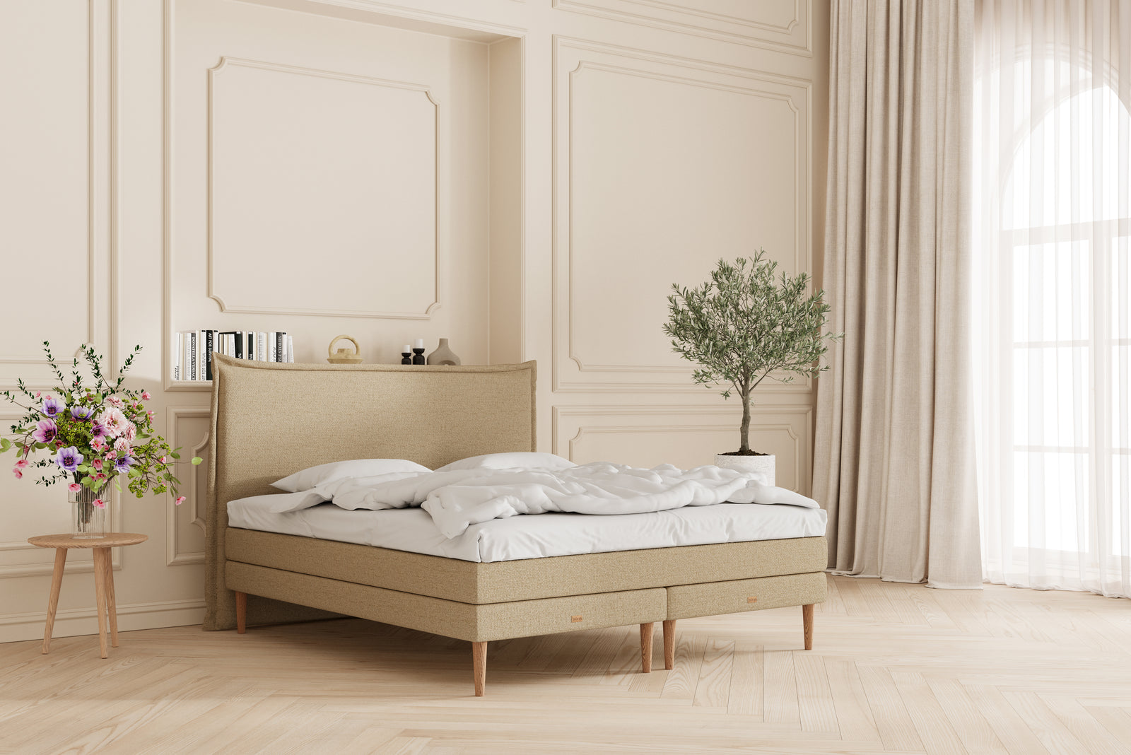 SÖVNN Prestige Kontinentalseng - 180x200 - Sand