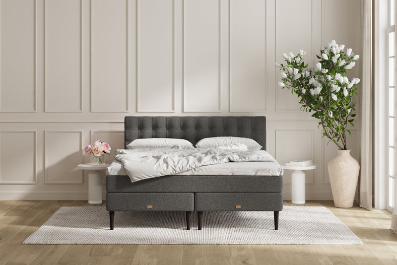 SÖVNN Prima Kontinentalseng - 140x200 - Grå