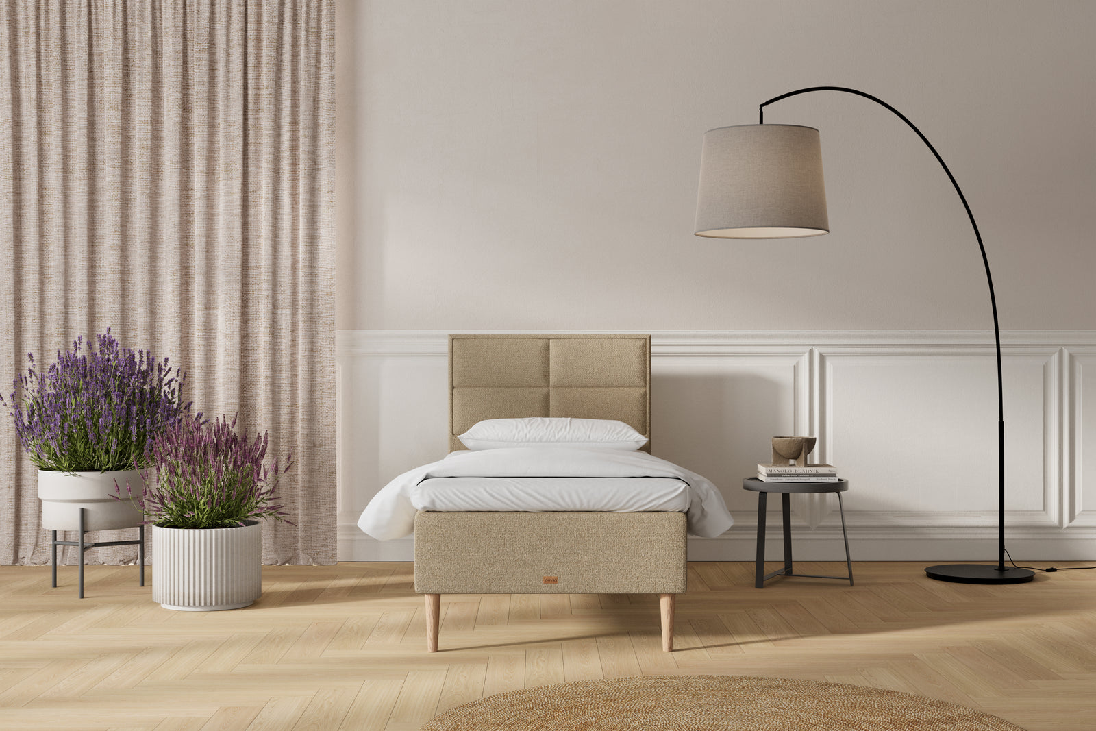 SÖVNN Saga Boxmadras - 80x200 - Sand