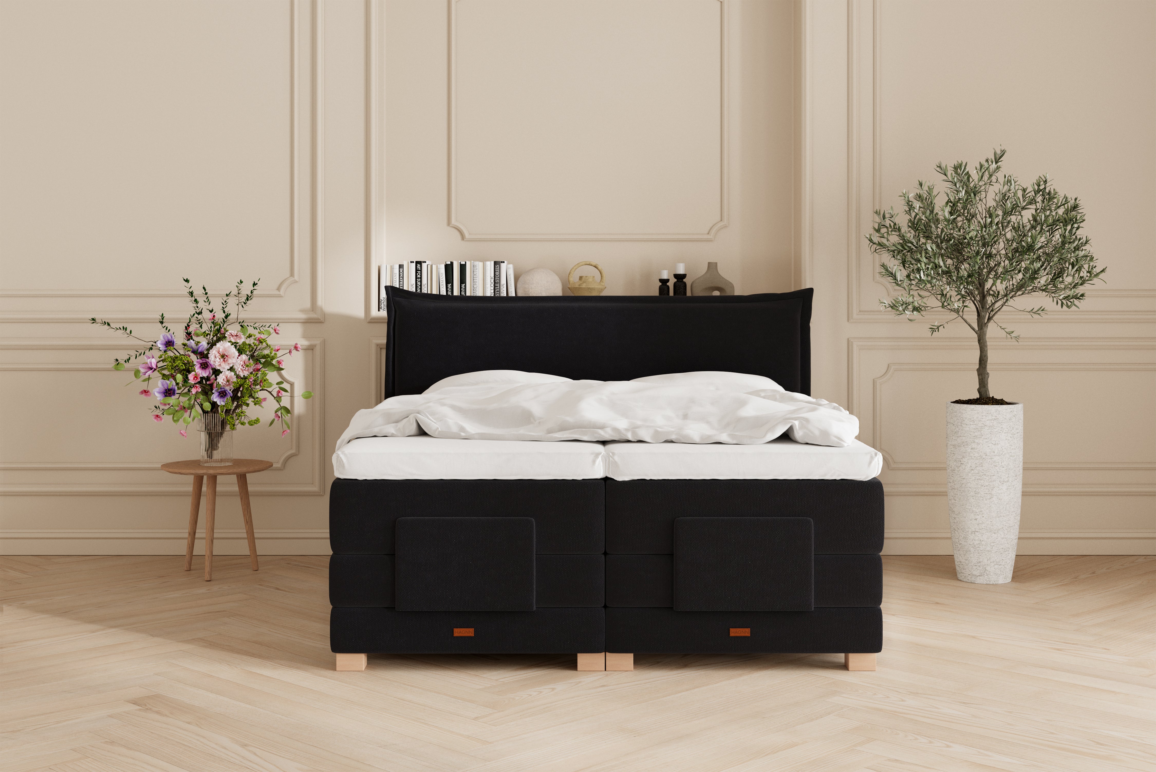 SÖVNN Silva Elevationsseng - 180x200 - Sort