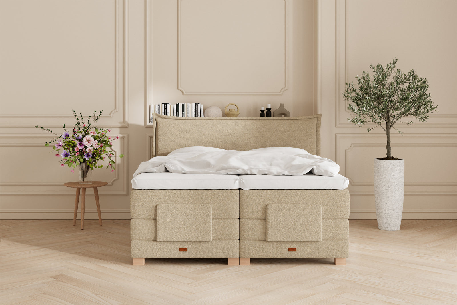 SÖVNN Silva Elevationsseng - 160x200 - Sand