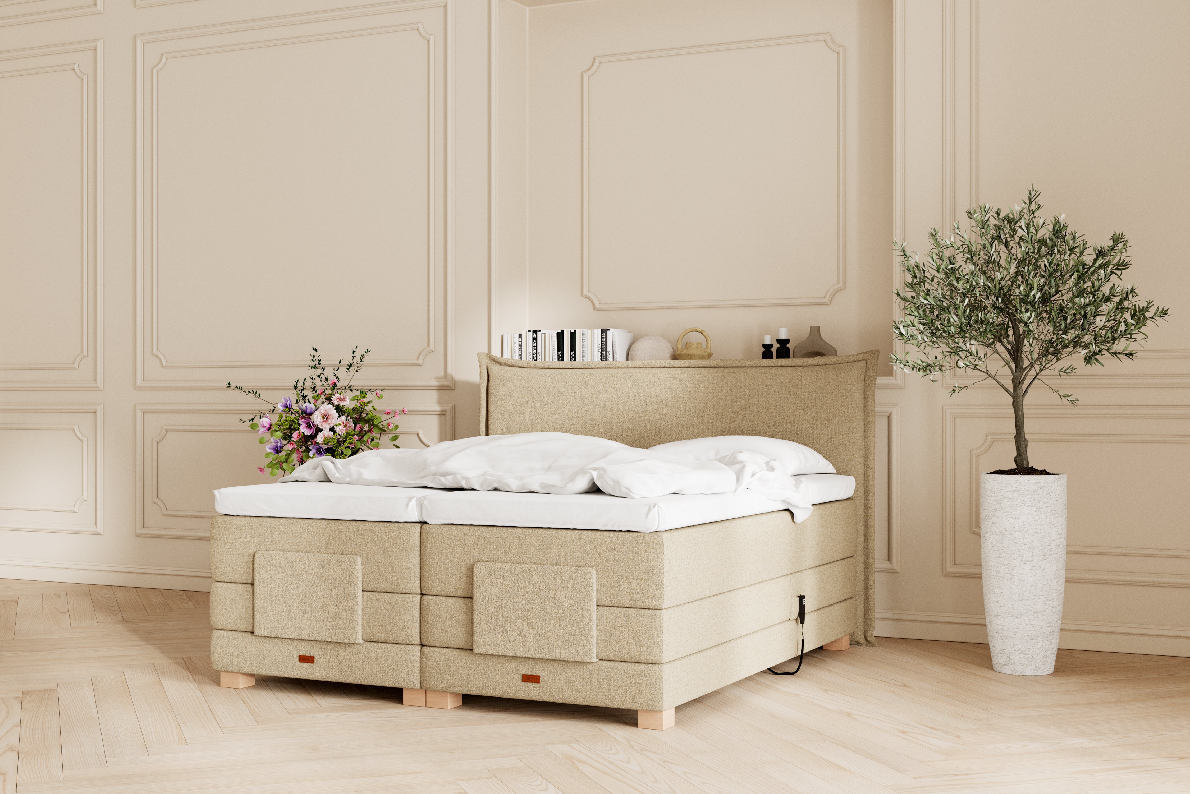 SÖVNN Silva Elevationsseng - 180x200 - Sand
