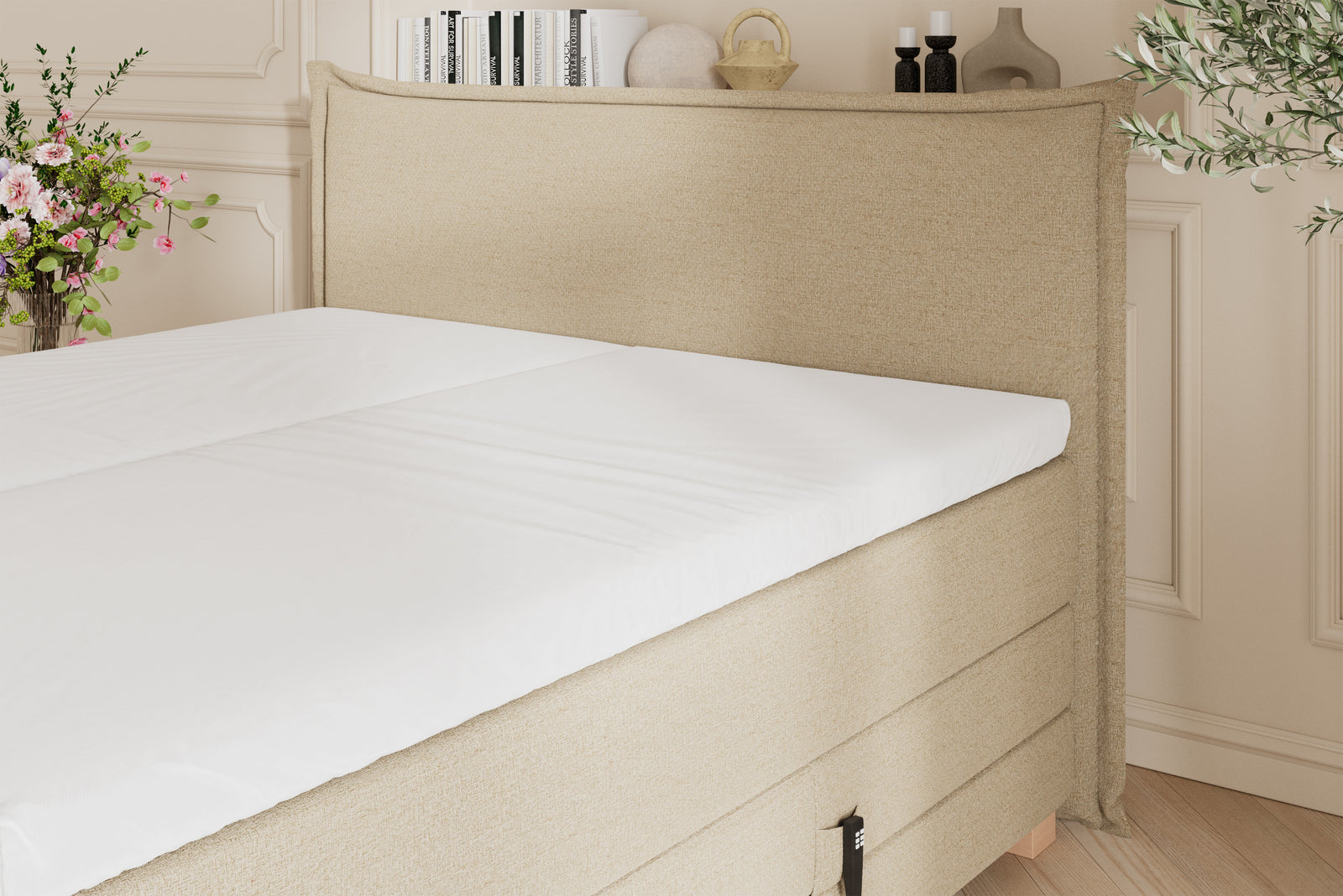 SÖVNN Silva Elevationsseng - 160x200 - Sand