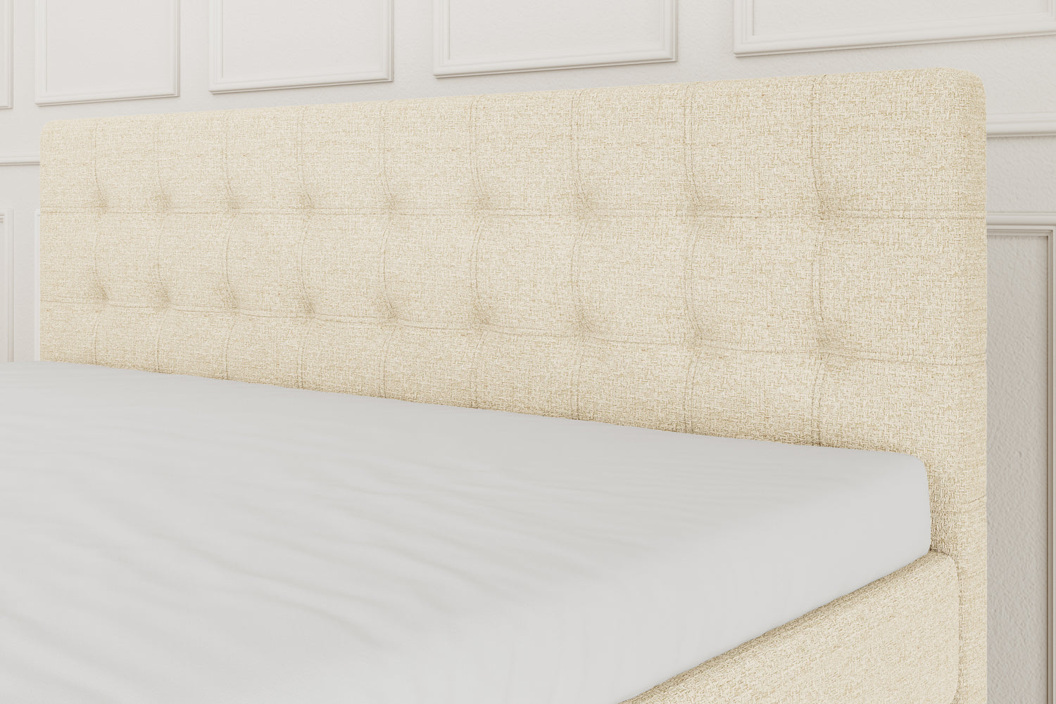 SÖVNN Soho Sengegavl - Lys beige - 140x107