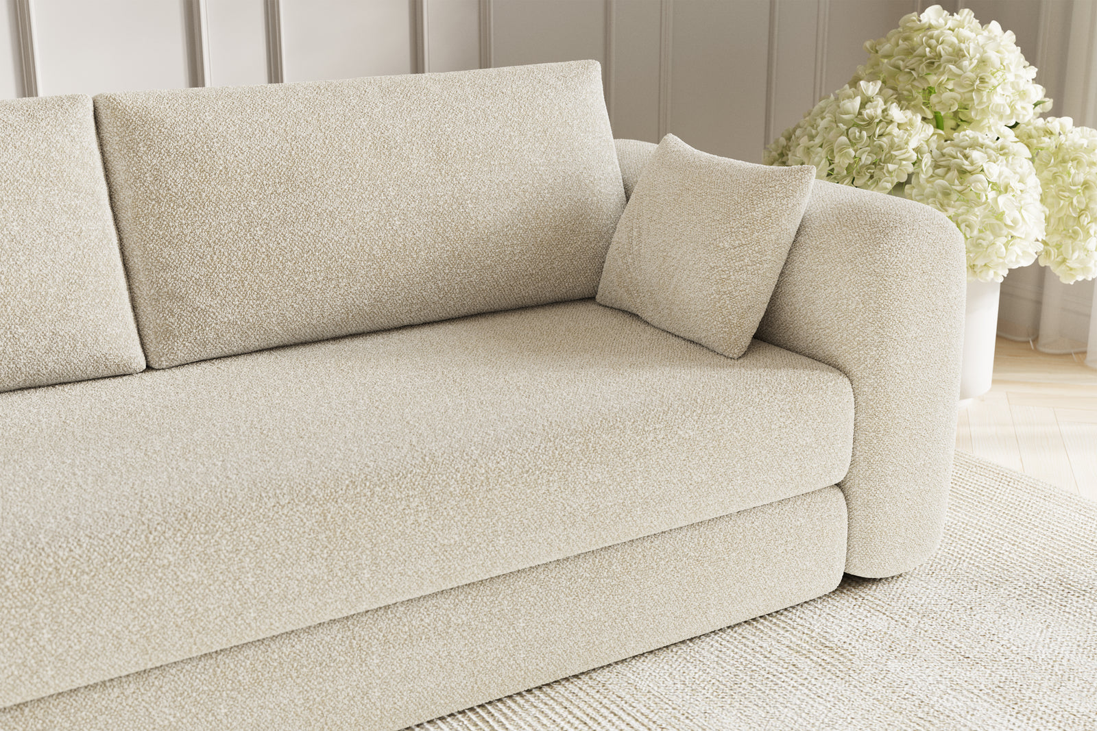 Lea Sovesofa - Bouclé Beige