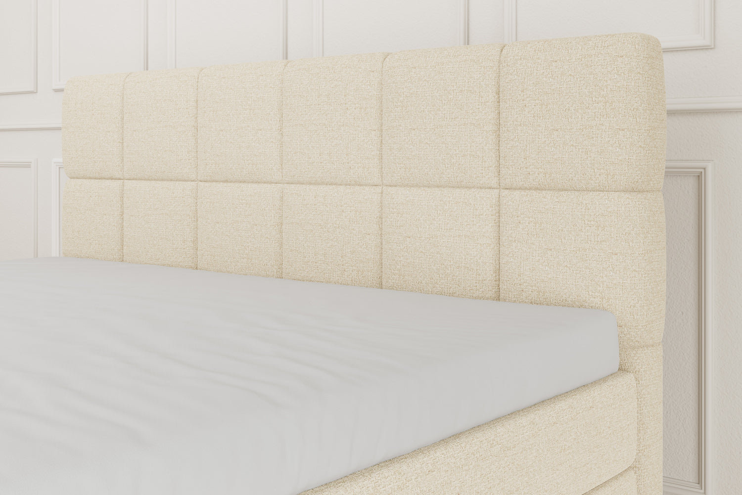 SÖVNN Storm Sengegavl - Lys beige - 140x115