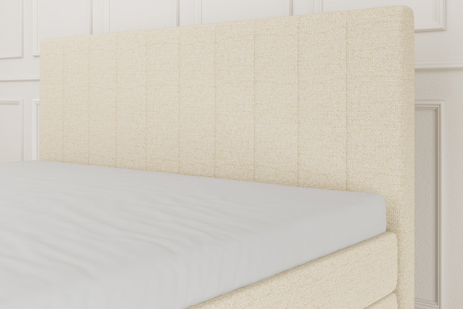 SÖVNN Verti Sengegavl - Lys beige - 160x115