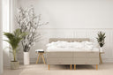 SÖVNN Klara Boxseng Med Opbevaring - 180x200 - Sand