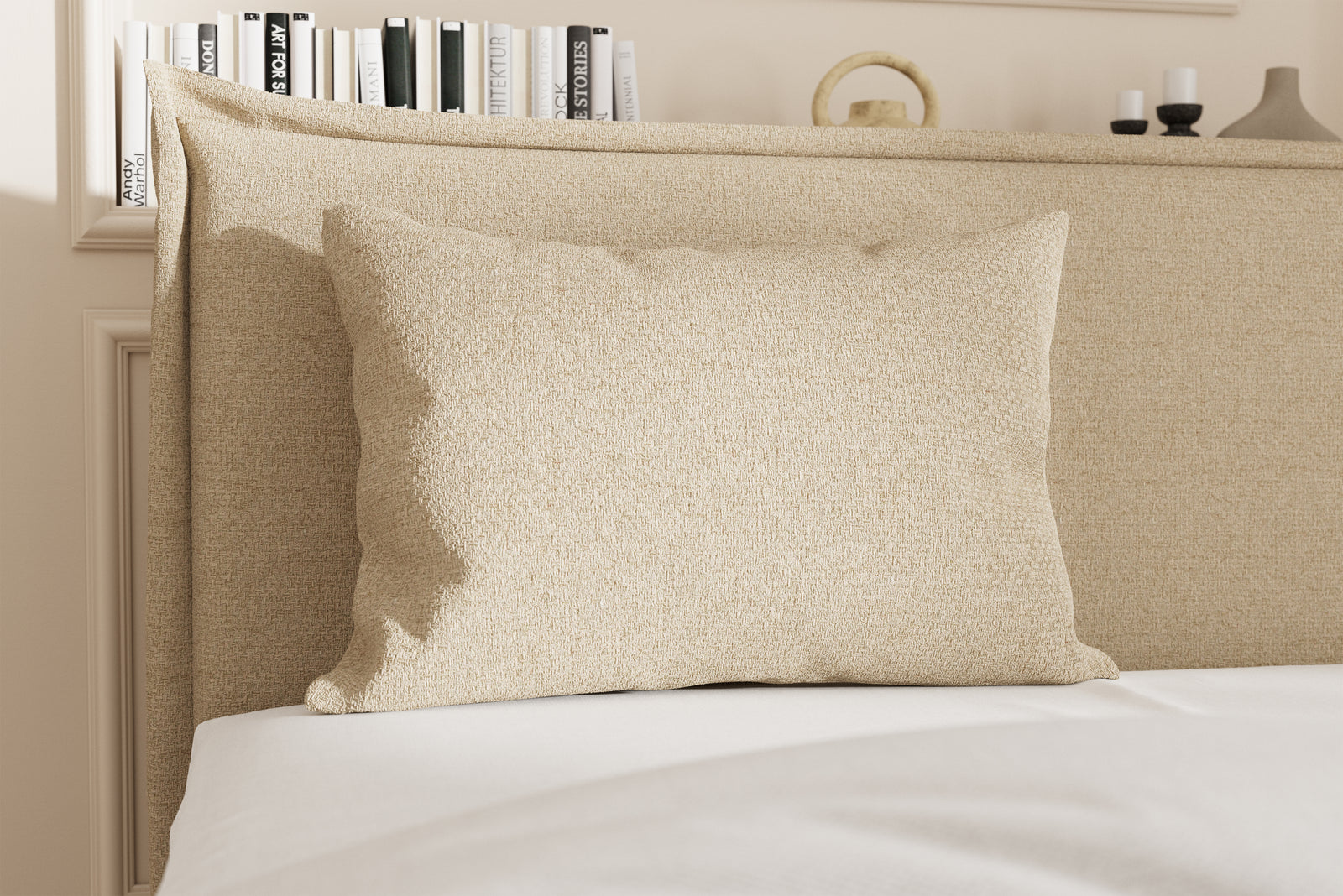 SÖVNN Vera Boxseng Med Opbevaring - 180x200 - Sand